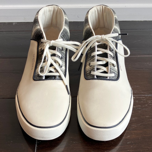 Alexander McQueen x Puma Mid II North Sea Leather Lace Up Sneakers Men’s 11 NWOT - Picture 2 of 9